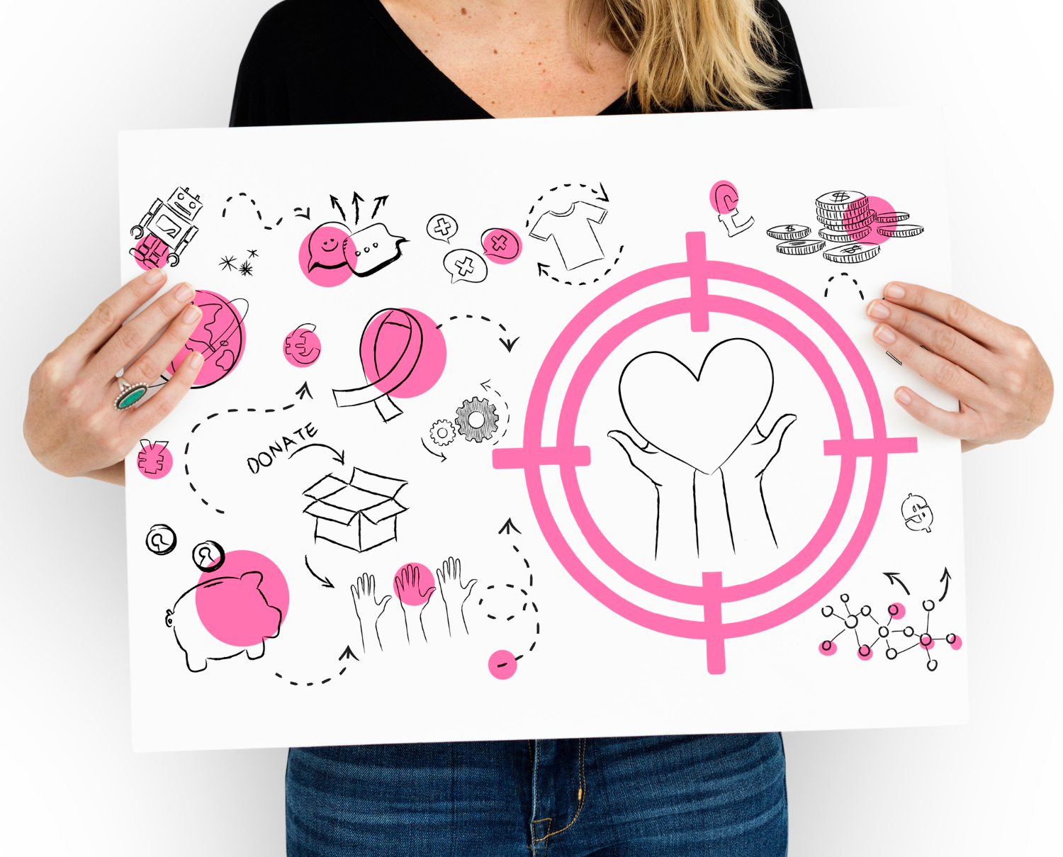 Corporate CSR dashboard preview showing participation, hours, and donations